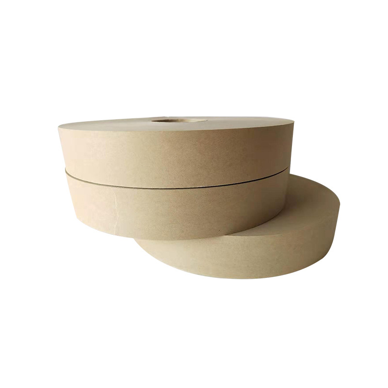 Kraft paper strips and paper tapes for packaging lines