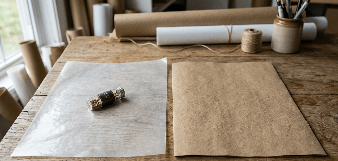 Glassine Paper vs Kraft Paper