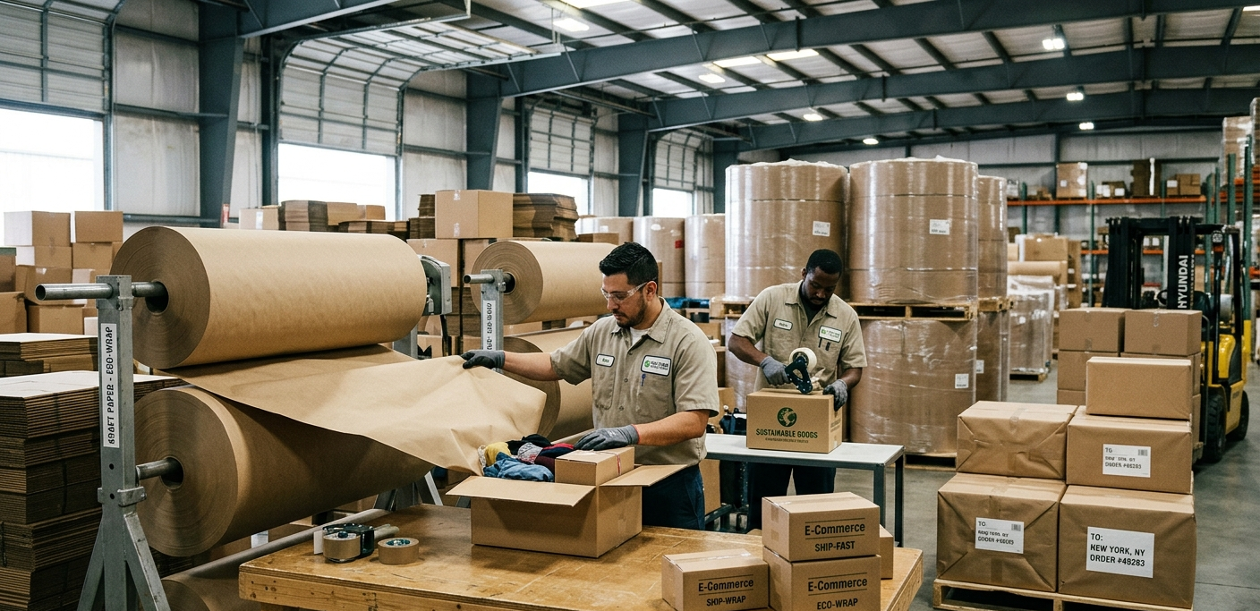 Industrial Kraft Paper Suppliers for E-Commerce Packaging